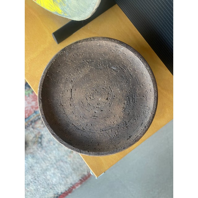 Ceramic 1960s Aldo Londi Bitossi Rosenthal Netter Piastrelle Bicolore Vase Ashtray For Sale - Image 7 of 10