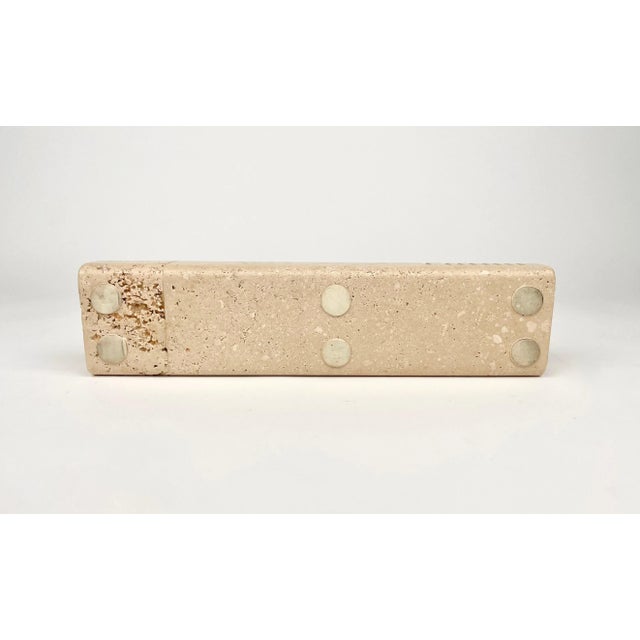 Travertine Letter & Pen Holder, Italy, 1970 For Sale - Image 16 of 17
