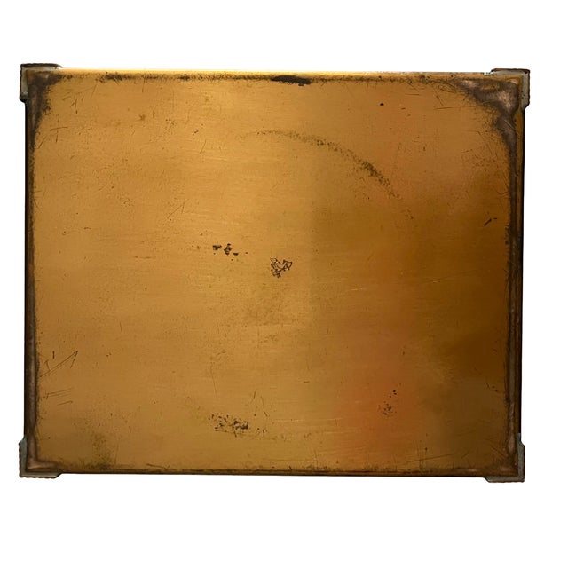 1930s 1935 Rockwell Kent Bacchus Dionysus Copper Cigarette Box Chase - Rare Art Deco Relief Sculpture For Sale - Image 5 of 10