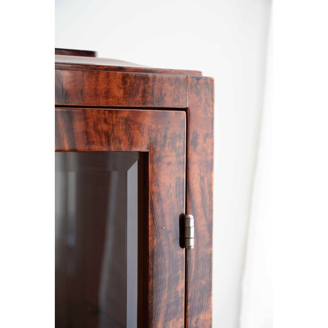 Wood French Art Deco Display Cabinet, 1930s For Sale - Image 7 of 11