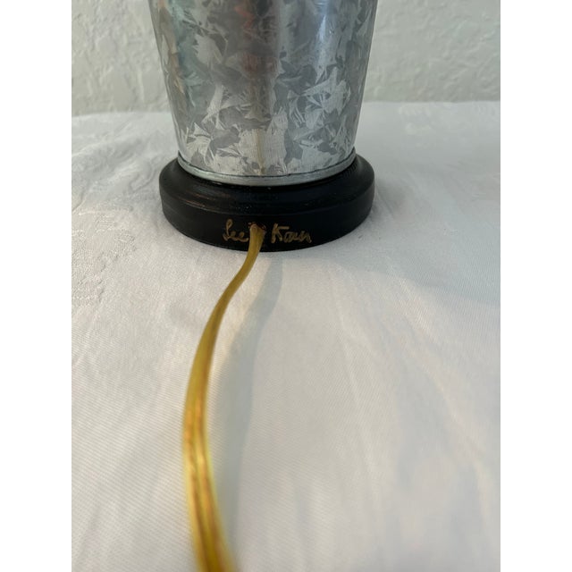 Wood Vintage Artisanal Vineyard Table Lamp For Sale - Image 7 of 7