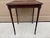 Mid-20th Century Regency-Style Mahogany Faux Bamboo Drinks Table For Sale - Image 9 of 12