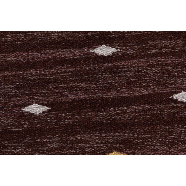 Textile Vintage Swedish Flat-Weave Rug by Solveig Westerberg, at Doris Leslie Blau For Sale - Image 7 of 9