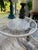 Mid-Century Modern Round White Marble Lazy Susan/Serving Tray For Sale - Image 3 of 9