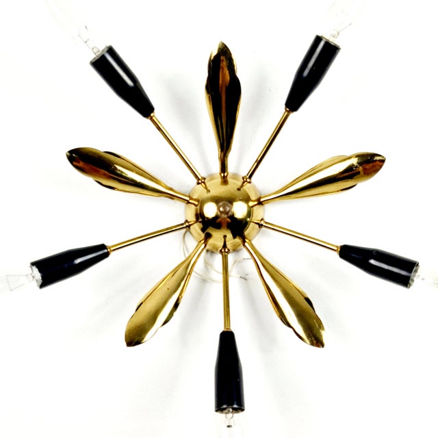 Mid-Century Modern Ceiling Light, Italy, 1950s For Sale - Image 6 of 18