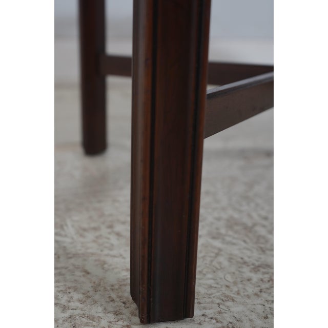 Henkel Harris Virginia Galleries Mahogany Butlers Coffee Table For Sale - Image 10 of 13