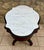 Victorian 1930s Rococo Revival Center Table With Shaped Marble Top For Sale - Image 3 of 6