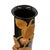 Contemporary Vintage Hungarian Studio Art Pottery Ceramic Vase Wi/Applied Chestnut Relief 12" For Sale - Image 3 of 6