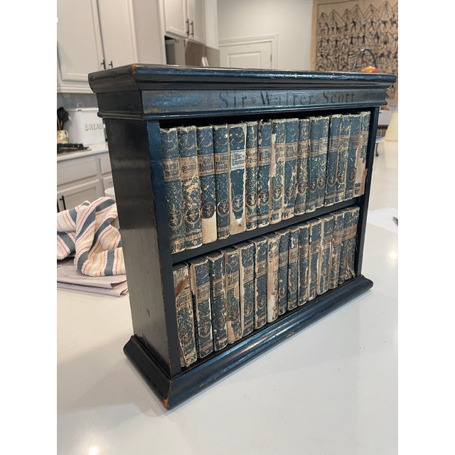 Victorian 1877 Sir Walter Scott 31-Volume Set With Original Bookcase For Sale - Image 3 of 18
