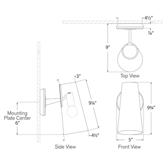 AERIN for Visual Comfort Signature Olina 10" Sconce in Hand-Rubbed Antique Brass and Mahogany with Linen Shade For Sale In Houston - Image 6 of 7