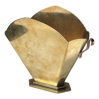 Art Deco Vase in Bronze and Copper by Holger Fridericias, 1920s For Sale
