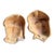 Spanish VTG Set Pair Spanish Flamenco Toreador Smoking Man Woman Wall Art Chalkware Head For Sale - Image 3 of 4