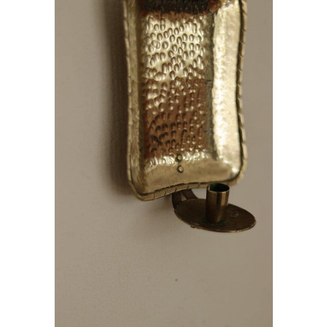 Small Swedish Brass Sconces, Set of 2 For Sale - Image 18 of 18