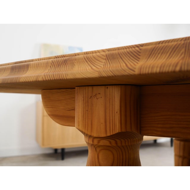 Danish Pine Table, Denmark, 1970s For Sale - Image 12 of 13