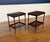 Brown Pair of Mahogany End Tables by Leighton Hall - Showroom Samples For Sale - Image 8 of 15