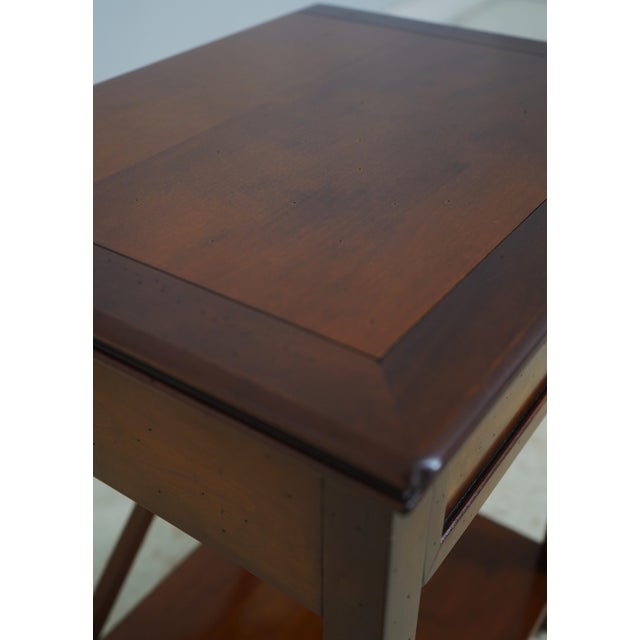 Grange Cherry 1 Drawer Nightstand For Sale - Image 12 of 17