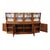 This is a Georgian revival bookcase or display cabinet. It is mahogany with satinwood inlays throughout the upper portion....