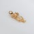 Sweet owl pendant set with diamond eyes and an opal belly, is crafted in 14 karat yellow gold. Two small diamonds total an...