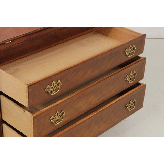 Wood Hickory Chair Co George III Secretary Desk For Sale - Image 7 of 18