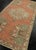 Textile Turkish Mini Rug Oriental Hand Knotted Vintage Rug 1'6" x 3' #21209 For Sale - Image 7 of 8