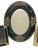 Contemporary Trio Oof Tale Top Frames in Emerald Green and Brass For Sale - Image 3 of 8