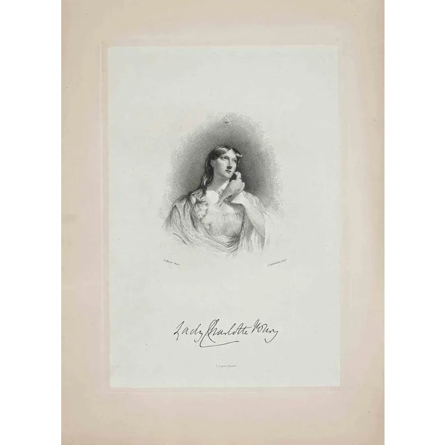 Portrait of a Lady Charlotte Bury is an original artwork realized by James Posselwhite (1798-1884) in 1833. Original...