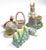 Vintage Five Piece Springtime Ceramic Assortment For Sale - Image 9 of 10