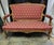 French Louis XV Style Giltwood Carved Settee With Original Damask Upholstery, Mid-20th Century For Sale - Image 12 of 12