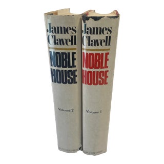 1981James Clavell Noble House Books - 2 Volume Set For Sale