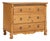 Late 19th Century Hungarian Large Pine Chest of Three Drawers For Sale