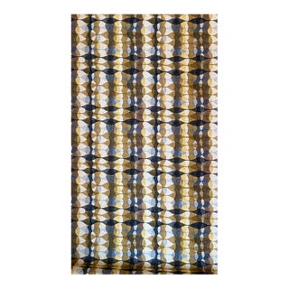 Groundworks Modern Contemporary Print Fabric Overtone Print / 9 Continuous Yard For Sale