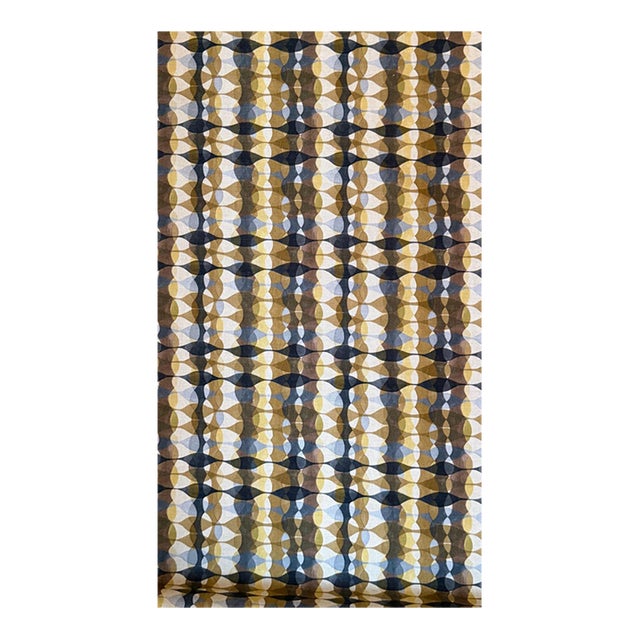 Groundworks Modern Contemporary Print Fabric Overtone Print / 9 Continuous Yard For Sale
