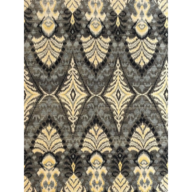 Wool pile genuine hand made very fine Modern Style rug -