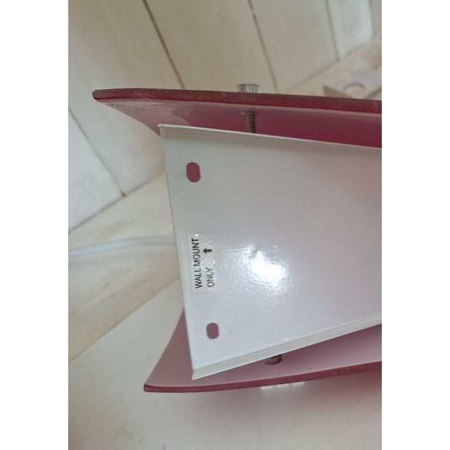 Red Vintage Wall Lamps in Red Glass from Trio Leuchten, 2010s, Set of 2 For Sale - Image 8 of 10