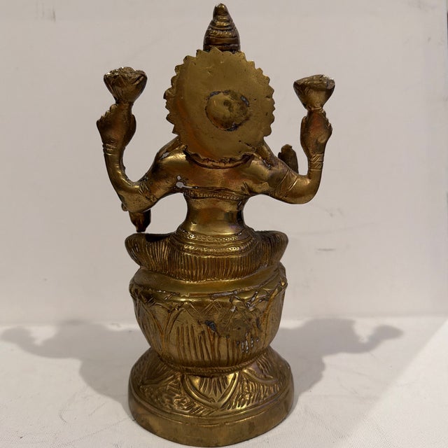 Awesome Vintage Bronze Hindu Statue For Sale In Houston - Image 6 of 9