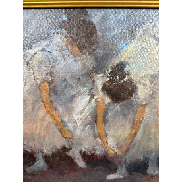 Traditional David Harlan “ Final Adjuments” Oil Painting For Sale - Image 3 of 6
