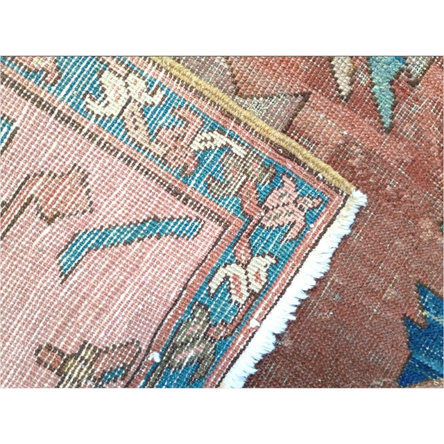 Persian Antique Persian Serapi Rug. 13'6"x 9'6" For Sale - Image 3 of 18