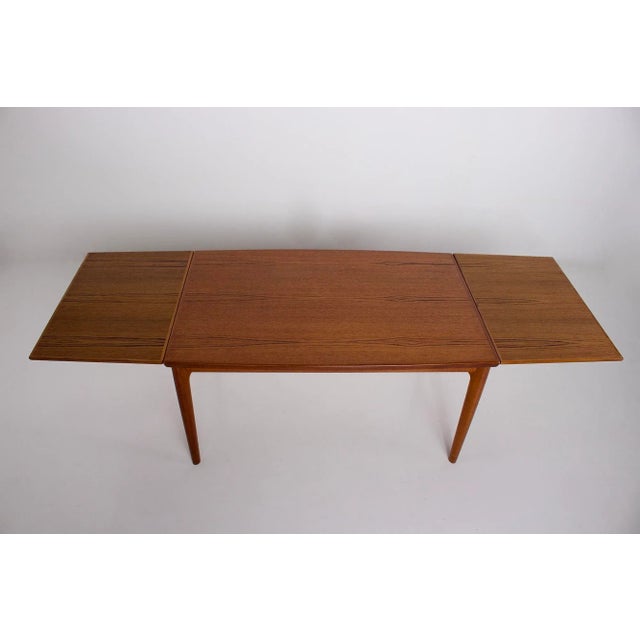 Danish Extendable Table by Grete Jalk, 1970s For Sale - Image 10 of 12