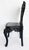 Early 20th Century Chinese Heavily Carved Ebonized Chair With Art Nouveau Influence, Greek Key Trim For Sale - Image 4 of 15