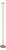 Kelly Wearstler by Visual Comfort Signature Sene 50" Rechargeable Floor Lamp in Museum Brass For Sale