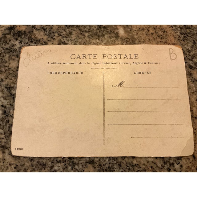 Antique French Easter Postcard Featuring Dogs For Sale - Image 4 of 5