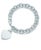 Tiffany &amp; Co. Sterling Silver Heart Tag Charm Bracelet Tiffany &amp; Co. In Box An elite authentic bracelet from...