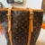 A 2000 Louis Vuitton Monogram Coated Canvas and Leather Bucket Gm Tote Bag 10 For Sale - Image 13 of 18