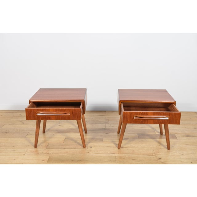 1960s Mid-Century Nightstands by Victor Wilkins for G-Plan, United Kingdom, 1960s, Set of 2 For Sale - Image 5 of 18