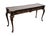 Traditional Hekman Furniture Burled Walnut Traditional Style 57" Accent Sofa Table W. Rounded Corners For Sale - Image 3 of 12