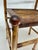 Antique English Burnt Bamboo Corner Chair or Shelf. For Sale In Providence - Image 6 of 10