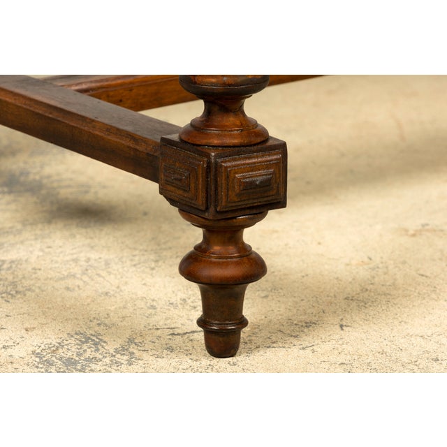 Late 19th Century French Napoleon III Walnut Writing Desk For Sale - Image 10 of 18