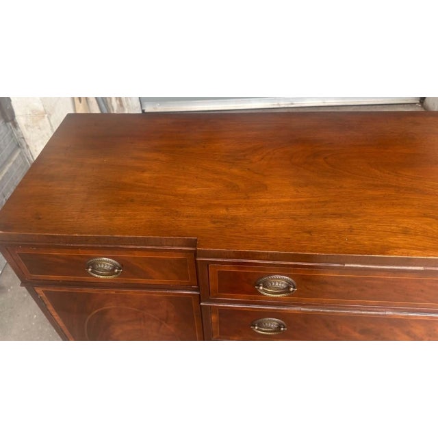 Vintage Baker Furniture Company Grand Rapids Mahogany Georgian Sideboard Buffet - Circa 1960 For Sale In Saint Louis - Image 6 of 7