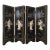 Vintage Chinese Lacquer Tabletop Folding Screen For Sale
