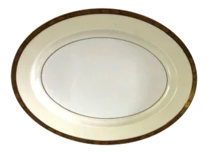 1950s Noritake Goldkin Extra Large Oval Serving Platter